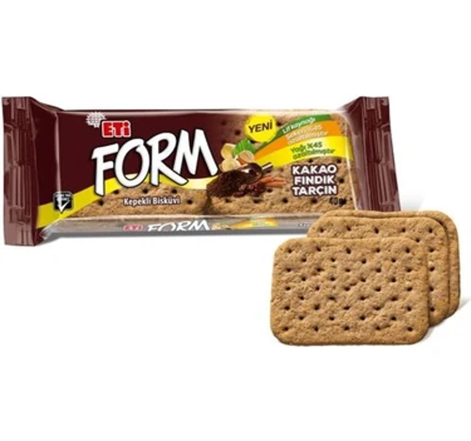 Eti Form 40 Gr Kakao Fındık Kepekli