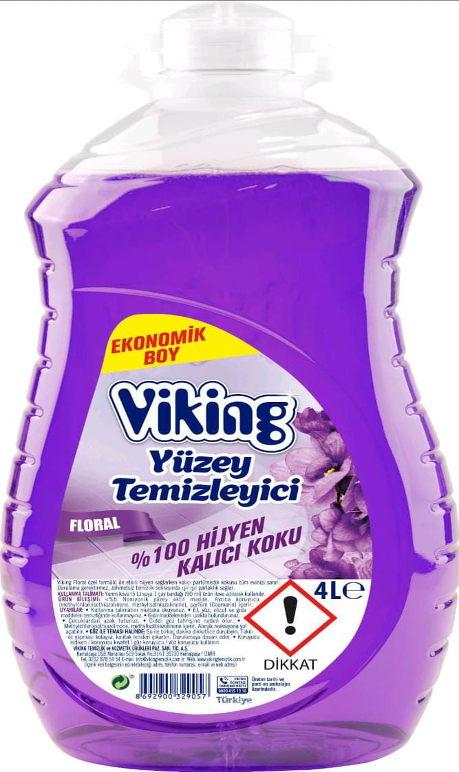 Vıkıng Yüzey.Temizleyici 4000 Ml Floral